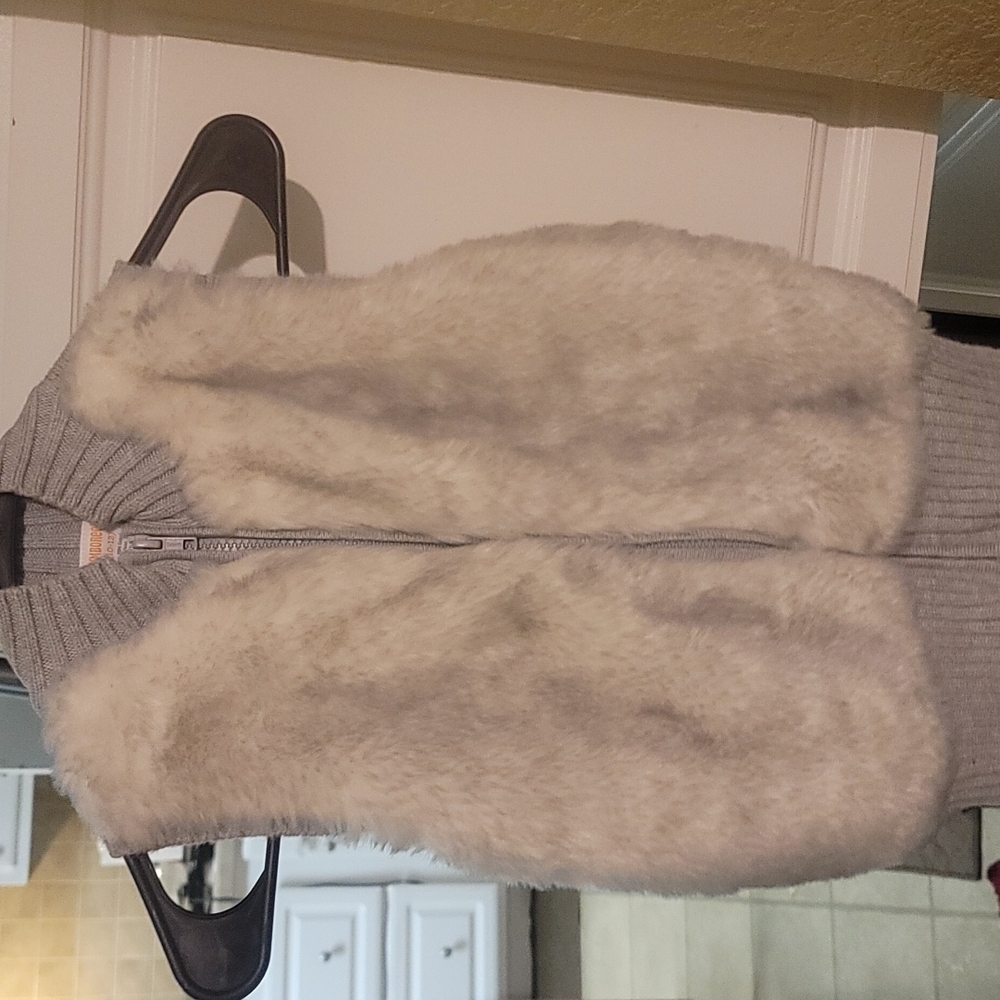Gymboree Furry Sleeveless Sweater Vest